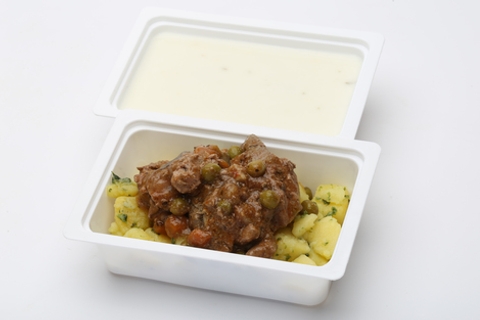 Karfiolkrémleves, Tavaszi zöldséges csirkemáj, petrezselymes burgonya