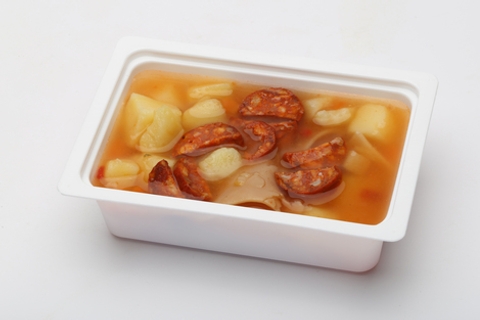 Lebbencsleves kolbásszal