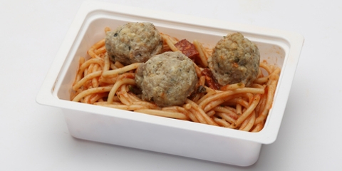 Paradicsomos spagetti húsgolyókkal