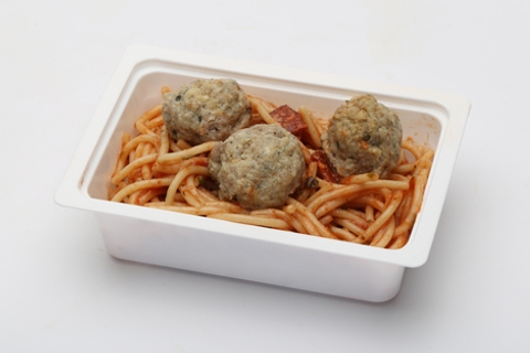 Paradicsomos spagetti húsgolyókkal