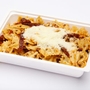 Fokhagymás-aszalt paradicsomos farfalle, bazsalikommal, parmezánnal