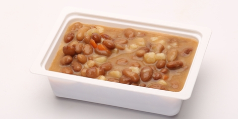 Bableves zöldségekkel