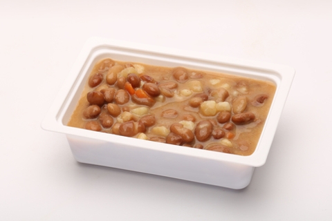 Bableves zöldségekkel