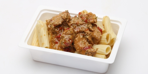 Rigatoni ázsiai chilis csirkével