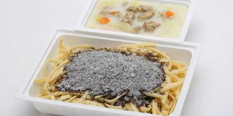 Szárnyas csorbaleves, Mákos tészta