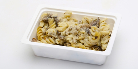 Krémes-gombás jércehúsos fusilli