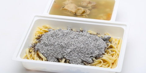 Falusi csirkeraguleves, Mákos tészta