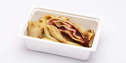 Fahéjas, szilvás palacsinta (2db)