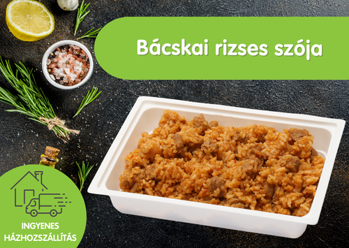 Vegán bácskai rizses szója