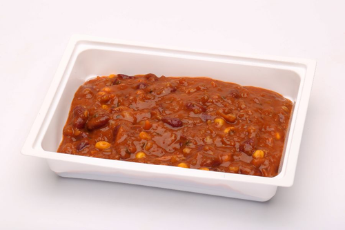 Gabonacsemegés chilis bab