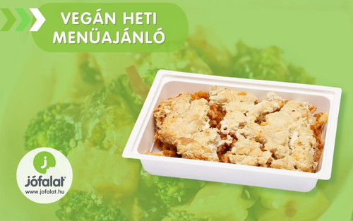 Vegán zöldséges rakott fogás
