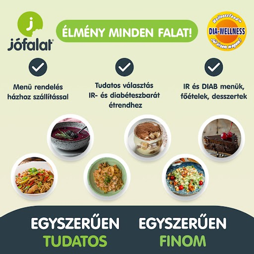 Jófalat × Dia Wellness számolt szénhidrátos menüsorok