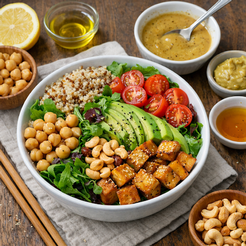 Vegán poké bowl – egészséges ebéd